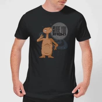 E.T. Where Are You From T-Shirt - 3XL - Black