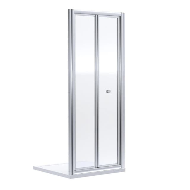 nuie Rene 1900 x 760mm Bi-Fold Shower Door - Chrome, Silver SMBD76-E6