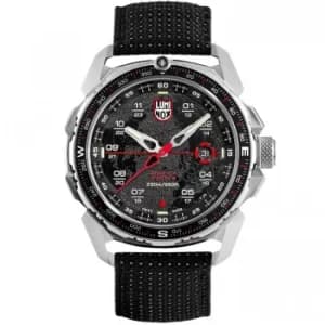 Luminox Ice Sar Quartz Black Dial Textile Strap Mens Watch XL.1201