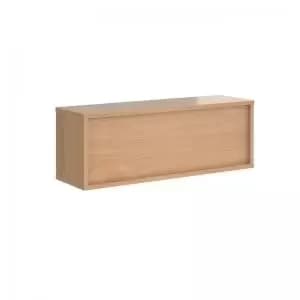 Denver reception straight top unit 1200mm x 350mm - beech