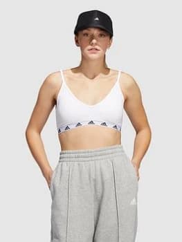 Adidas Everyday Bra - Light Support, White Size M Women