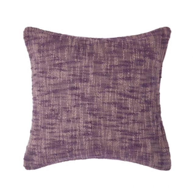 Homescapes Nirvana Cotton Mauve Cushion Cover, 45 X 45 Cm