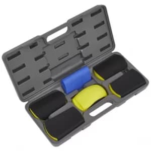 Sealey RE40KIT Sanding Block Hook-and-Loop Kit 6pc
