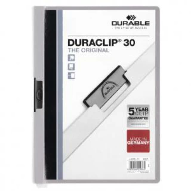 Durable Durable Clip file DURACLIP 30 - 2200 220010 A4 Grey 220010