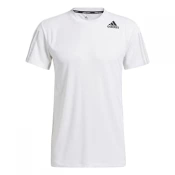 adidas Heat Rdy 3S Tee - White