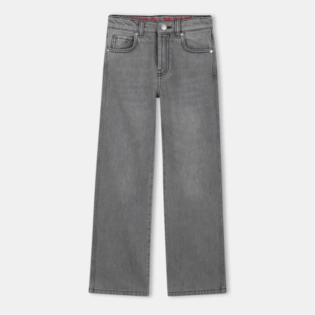 Hugo Kids Wide Leg Jeans Denim Grey Z20 female 8Y