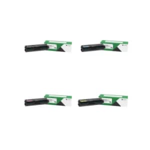 Lexmark C332H BK/C/M/Y Toner High Capacity Return Program Multipack