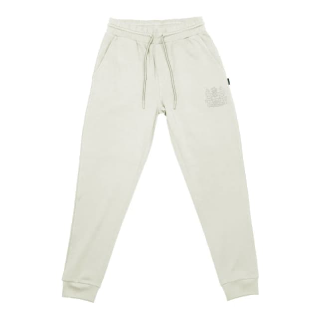 Aquascutum Mens Closed Hem Fleece Joggers Closed Hem Fleece Jogging Bottoms Small Beige 48271504350