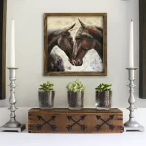 MZM187 Multicolor Decorative Framed MDF Painting