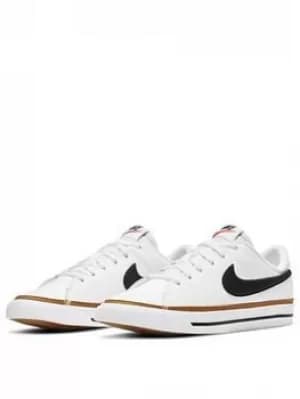 Nike Court Legacy Junior Trainer, White/Black, Size 5.5