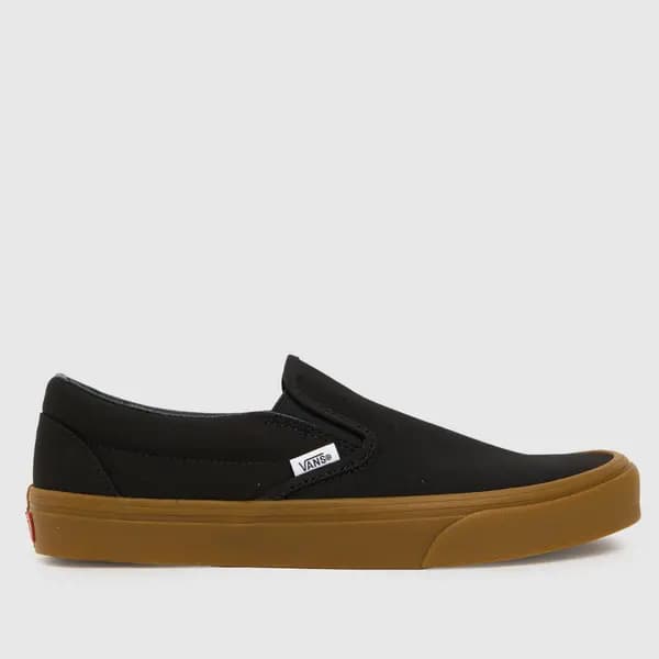 Vans classic slip on trainers in Black UK 7 (EU 40½)
