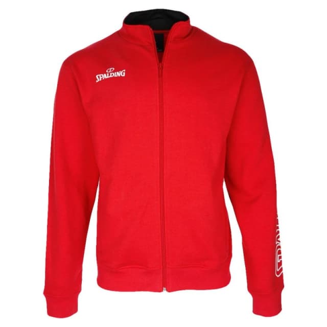 Spalding Zip Fleece Top Mens - Red Red S