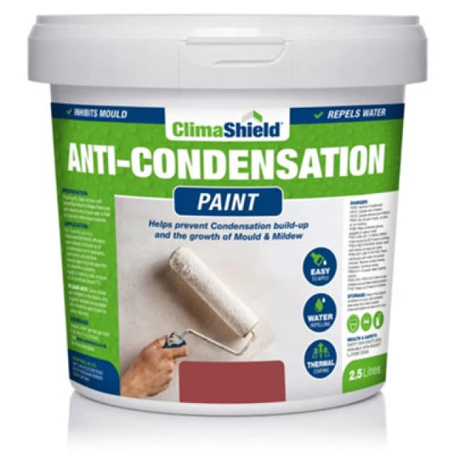 Smartseal Anti-condensation Paint - Brick Red (2.5L) Reduce Condensation On Walls And Ceilings, Red 5.061E+12