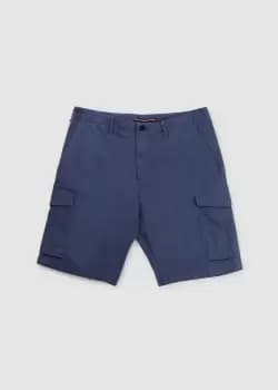Tommy Hilfiger Mens Harlem Cargo 1985 Cargo Shorts In Blue