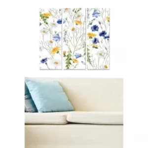MDF63268919 Multicolor Decorative MDF Painting (3 Pieces)
