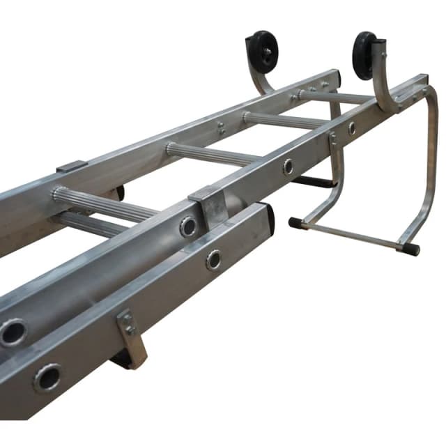 Lyte Trade Roof Ladder 2 Section 13+11 Rung, Silver TRL235