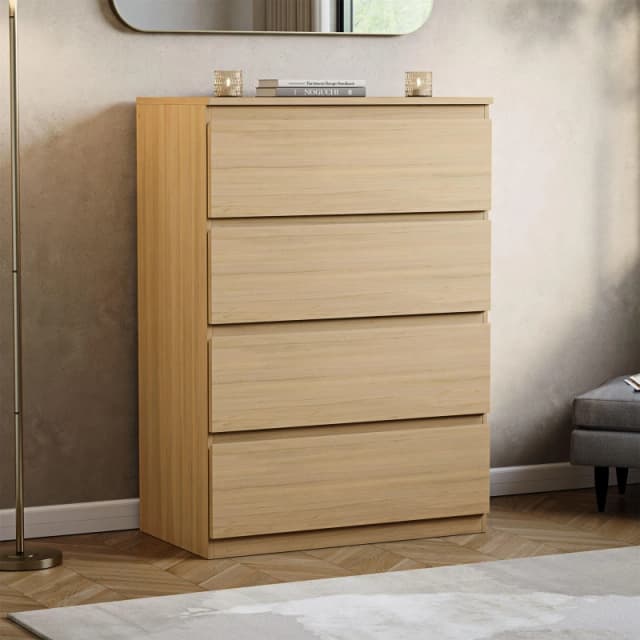 Lassic Vida Designs Denver 4 Drawer Chest Pine unisex 4 Drawer