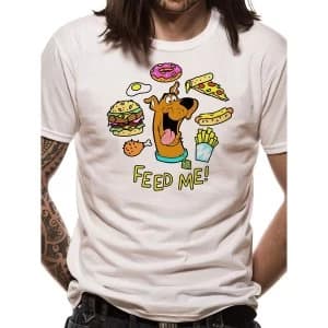 Scooby Doo - Unisex Feed Me T-Shirt (White)