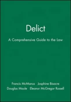 Delict by Francis Mcmanus Paperback