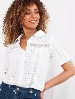 Joe Browns Joe Browns Joni Blouse White, Size 12, Women