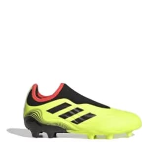 adidas Copa Sense .3 Laceless Junior FG Football Boots - Yellow