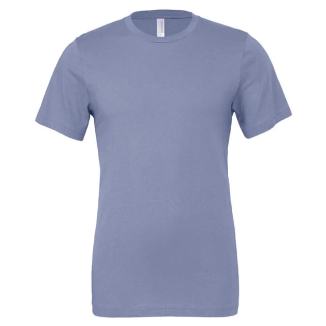 Bella + Canvas Mens Jersey Crew Neck T-Shirt in Blue Size: XS Blue Male XS
