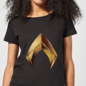 Aquaman Symbol Womens T-Shirt - Black