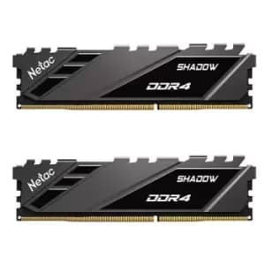 Netac Shadow Grey 32GB Kit (2 x 16GB) DDR4 3200MHz (PC4-25600) CL16 DIMM Memory