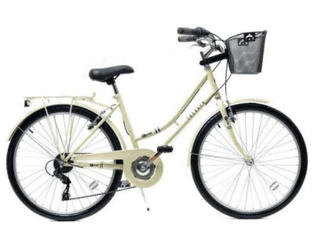 Aurai Aurai Trekker Ladies Heritage Bike, 26" Wheel, 6 Speed - Cream Cream