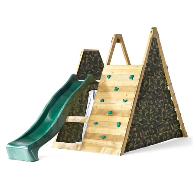 Plum Climbing Pyramid Wooden Climbing Frame Natural