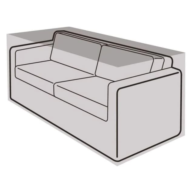 Garland 2-3 Seater Large Sofa Cover Black, 5 Year Warranty W3666