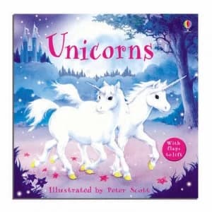 The Usborne Flap Book of Unicorns by Peter Scott Hardback