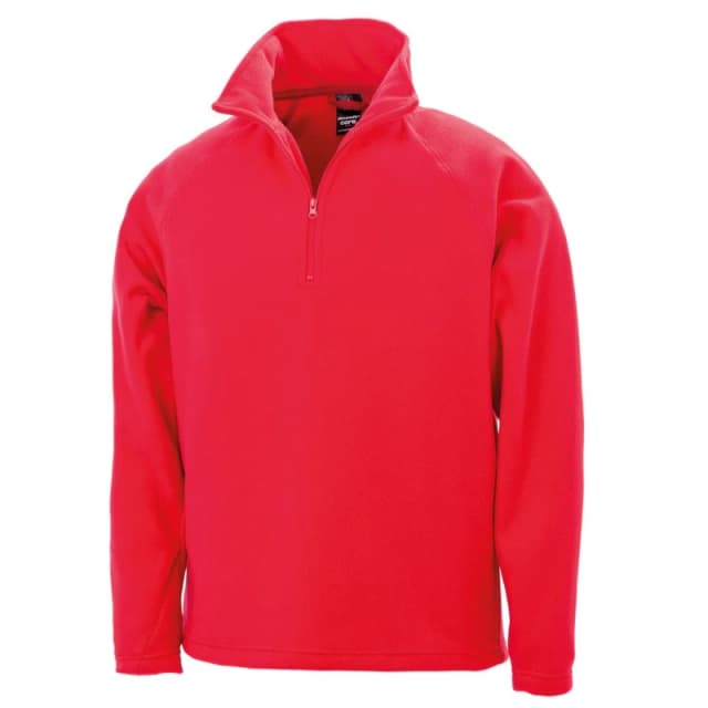 Result Result Men Core Micron Anti-Pill Fleece Top in Red Size: X-Small Red XS Male 5059000284618