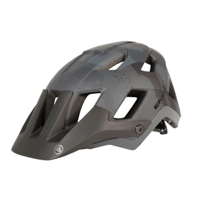 Endura Hummvee Plus MTB Helmet Grey Camo unisex S/M