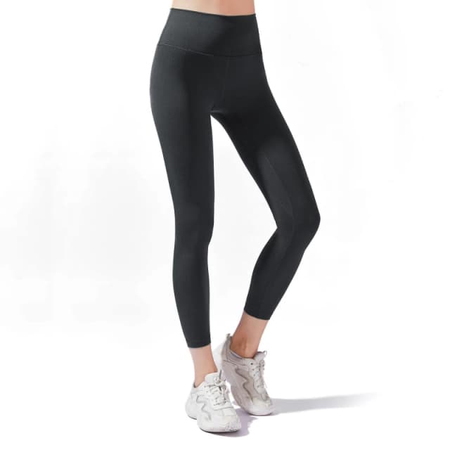 Myga High-Waisted 7/8 YULA Yoga Leggings - Black unisex XS