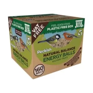 Peckish Natural Balance Energy Balls Bird Food 160 Pcs