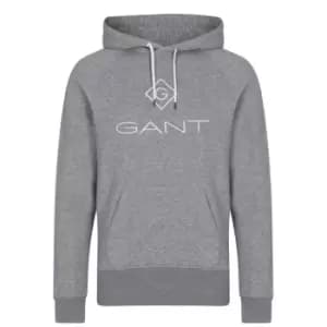 Gant Gant OTH Logo Hoodie - Grey