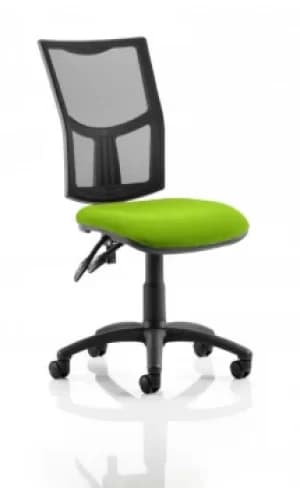 Eclipse II Lever Task Operator Chair Mesh Back With Bespoke Colour Seat in Lime