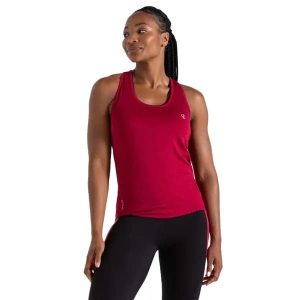 Dare 2b Womens Modernize II Lightweight Wicking Running Vest 14 - Bust 38' (97cm) Berry Pink DAB046-176-14