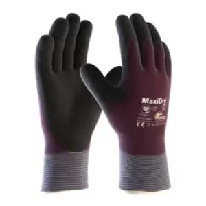 56-451 MaxiDry Zero Fully Coated Knitwrist NBR Glove (M) Size-8