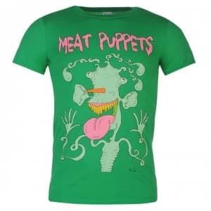 Official Meat Puppets T Shirts Mens - Green