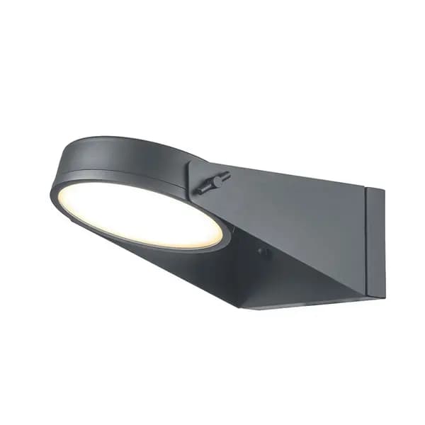 Elstead Zola LED Outdoor Wall Light - Grey