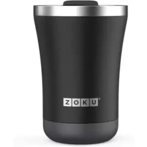 Zoku Powder Coated 3-in-1 Tumbler 0.35L Black