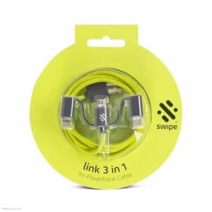 Swipe Link - 3in1 Cable 1m Green