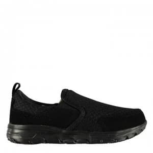 Slazenger Zeal Childrens Slip On Shoes - Black