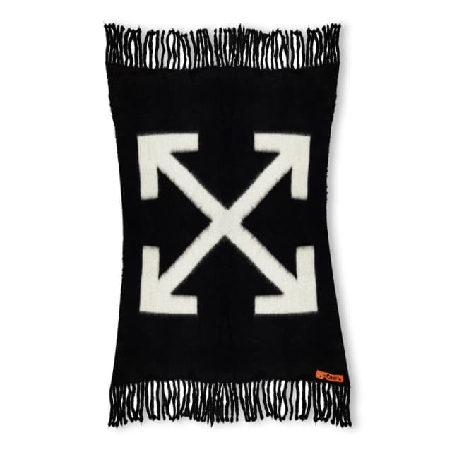 Off White Blanket Black/White unisex One Size