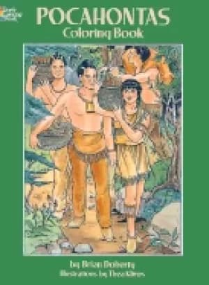 pocahontas coloring book