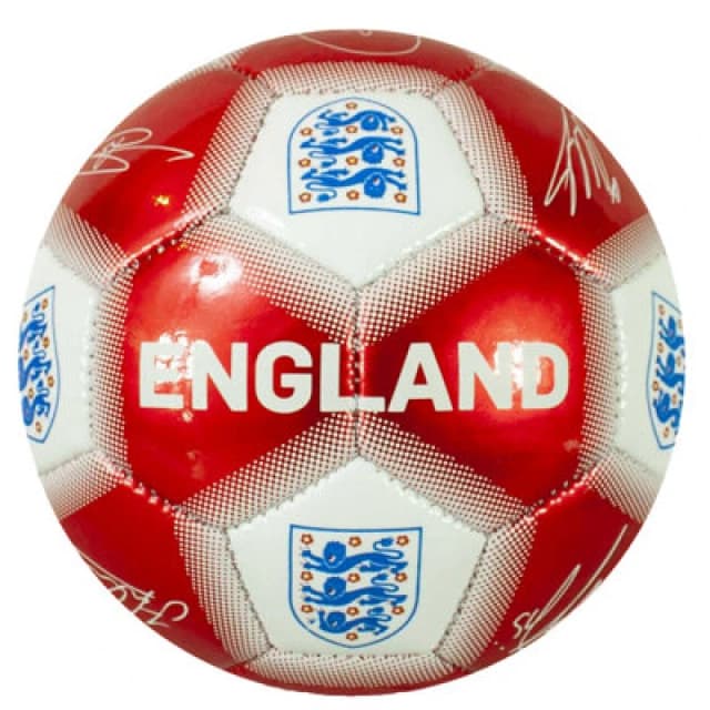 England Signature Mini Football Red/white (1)