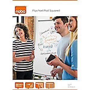 Nobo Flipchart Pad A1 60gsm Squared 40 Sheets