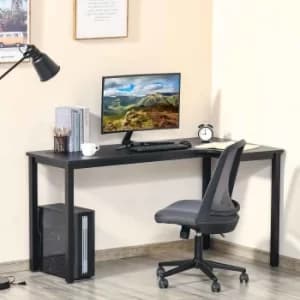 Treyew L-Shape Carbon Fibre Left Hand Corner Desk, black